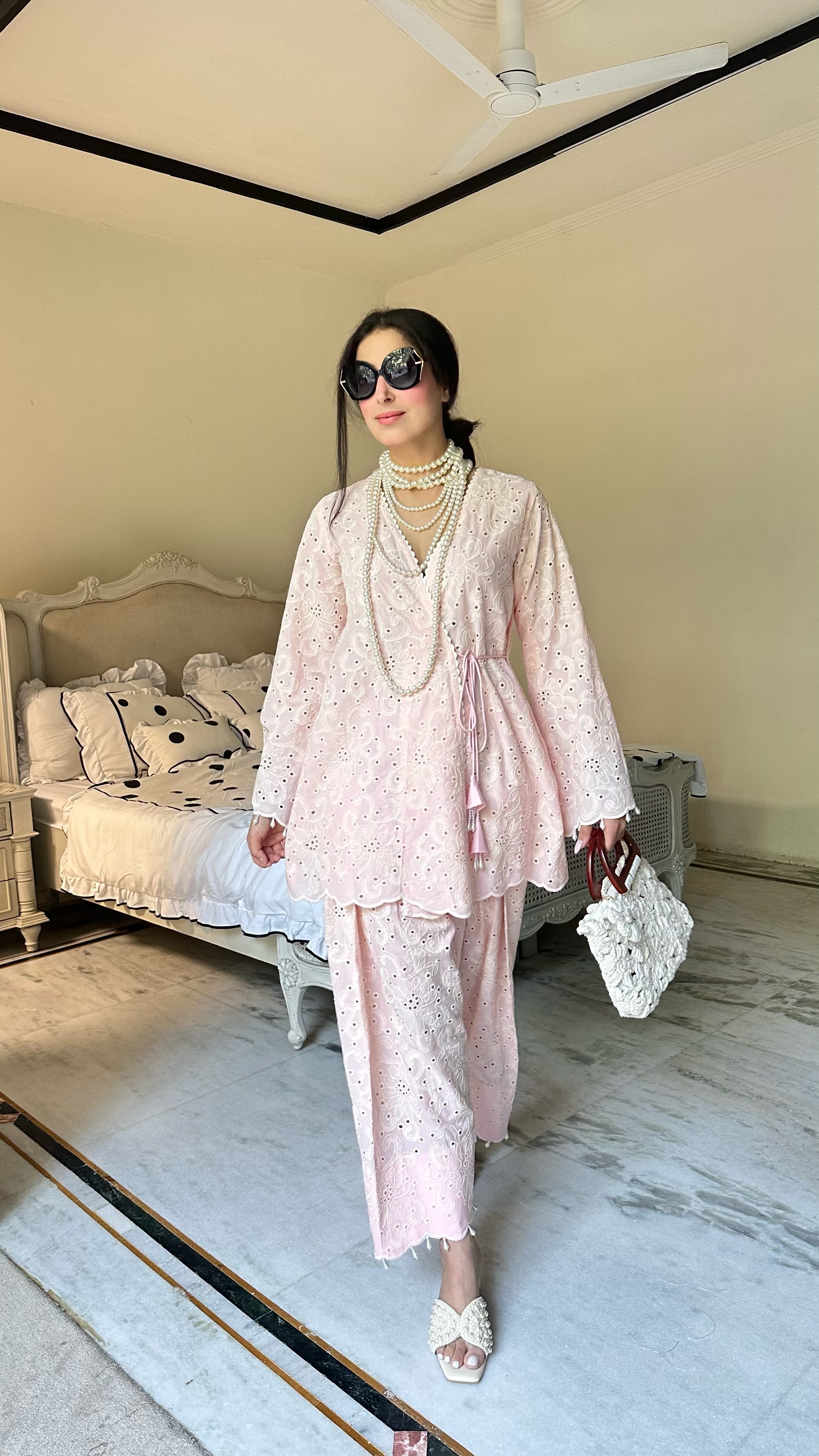 BABY PINK ANGRAKHA OUTFIT