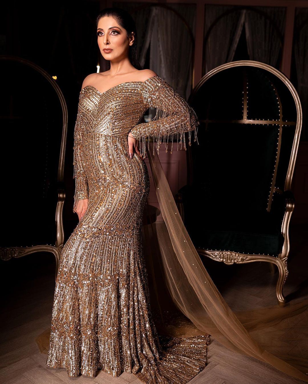 fish cut gown