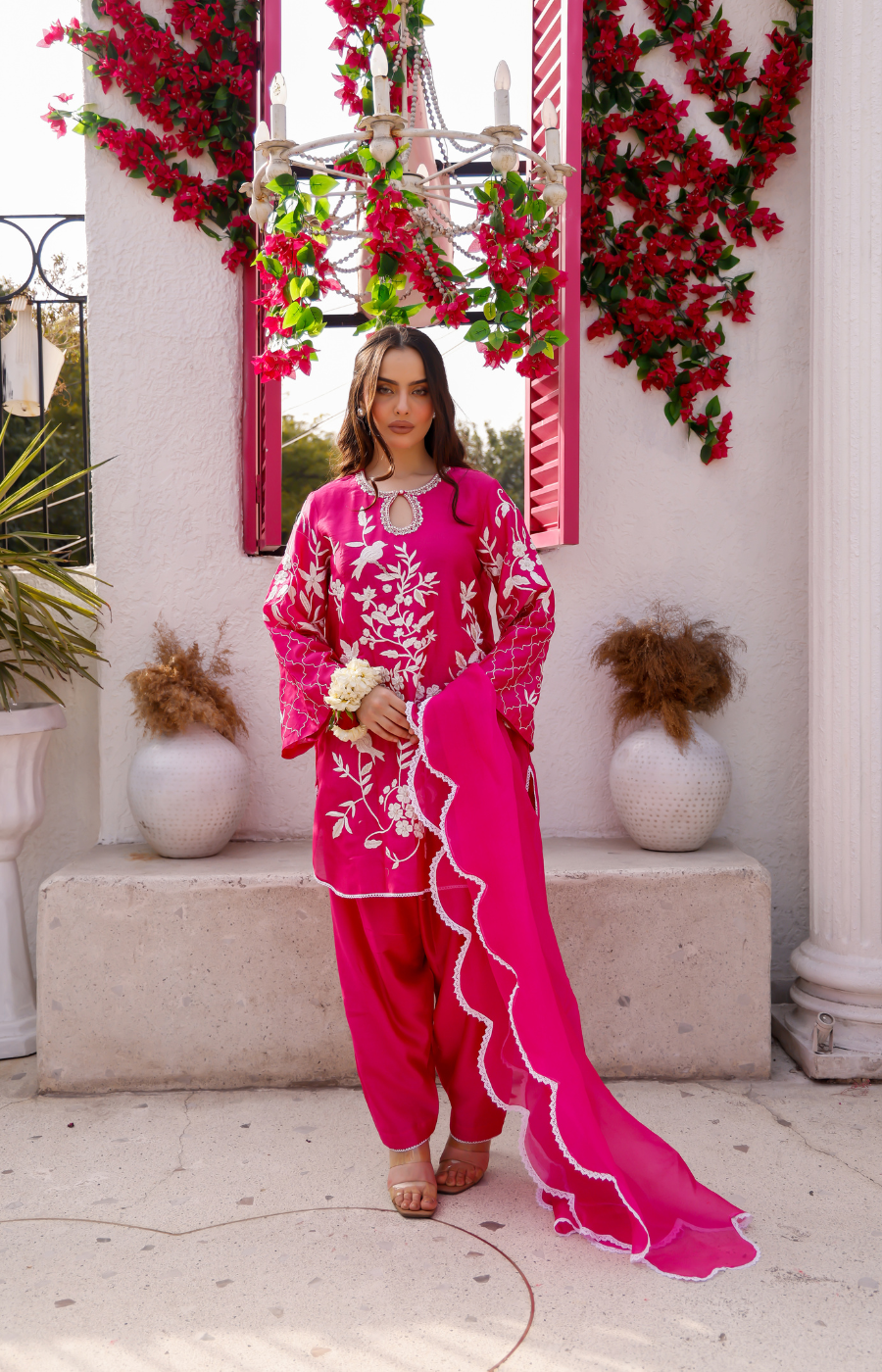NOSTALGIC PINK SUIT SET