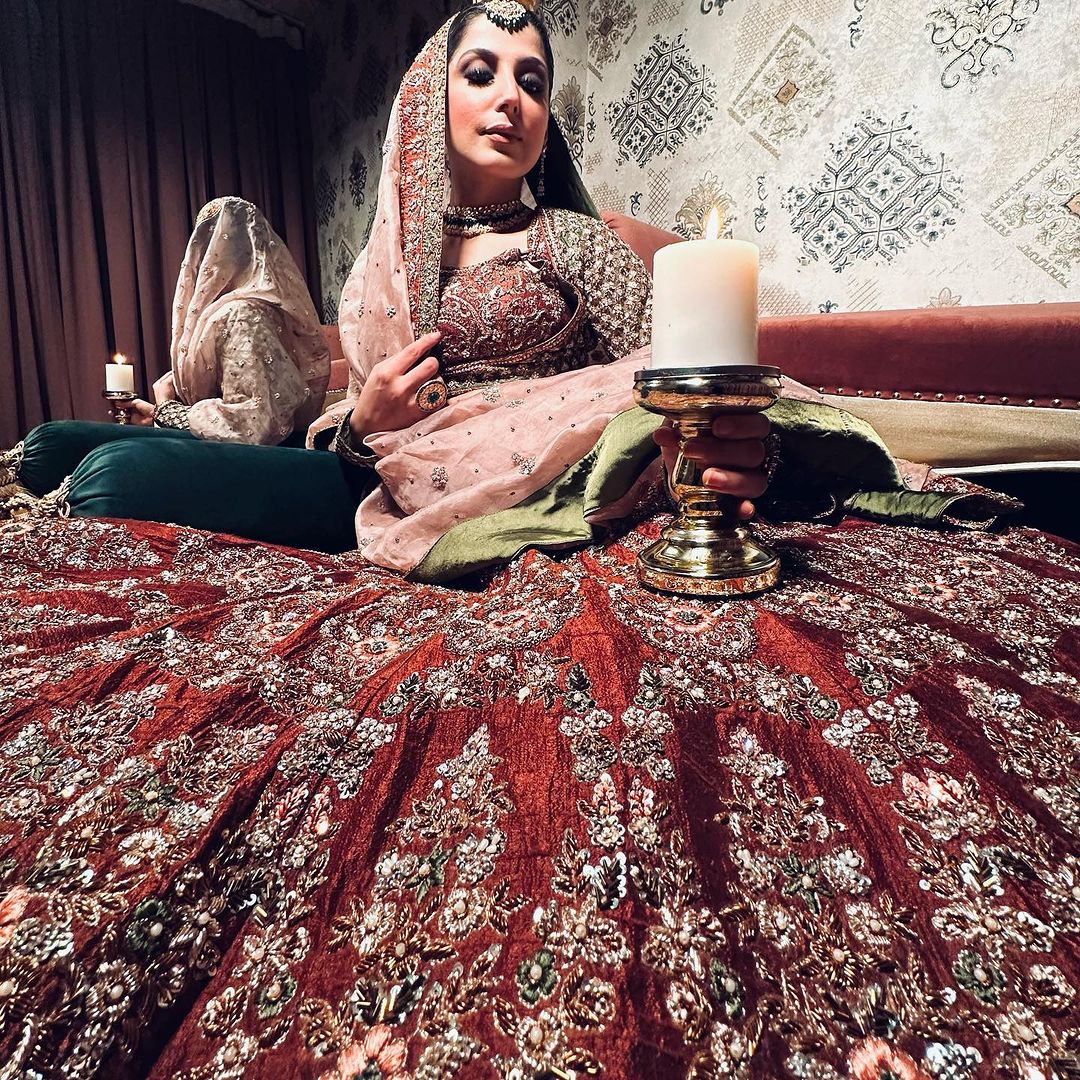 TERRA ROSA DESIGNED LEHENGA WITH HEAVY EMBROIDERY