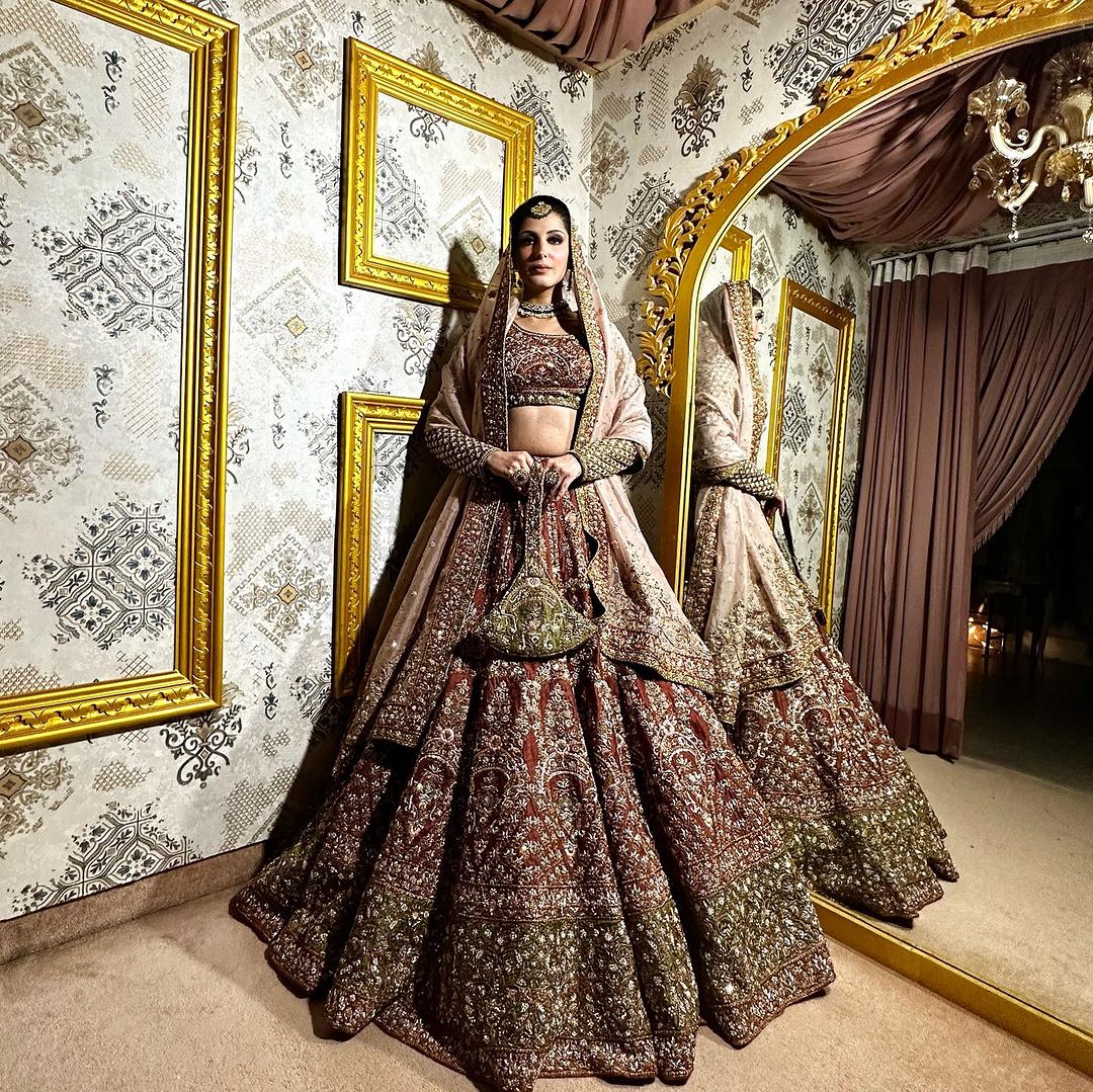 TERRA ROSA DESIGNED LEHENGA WITH HEAVY EMBROIDERY