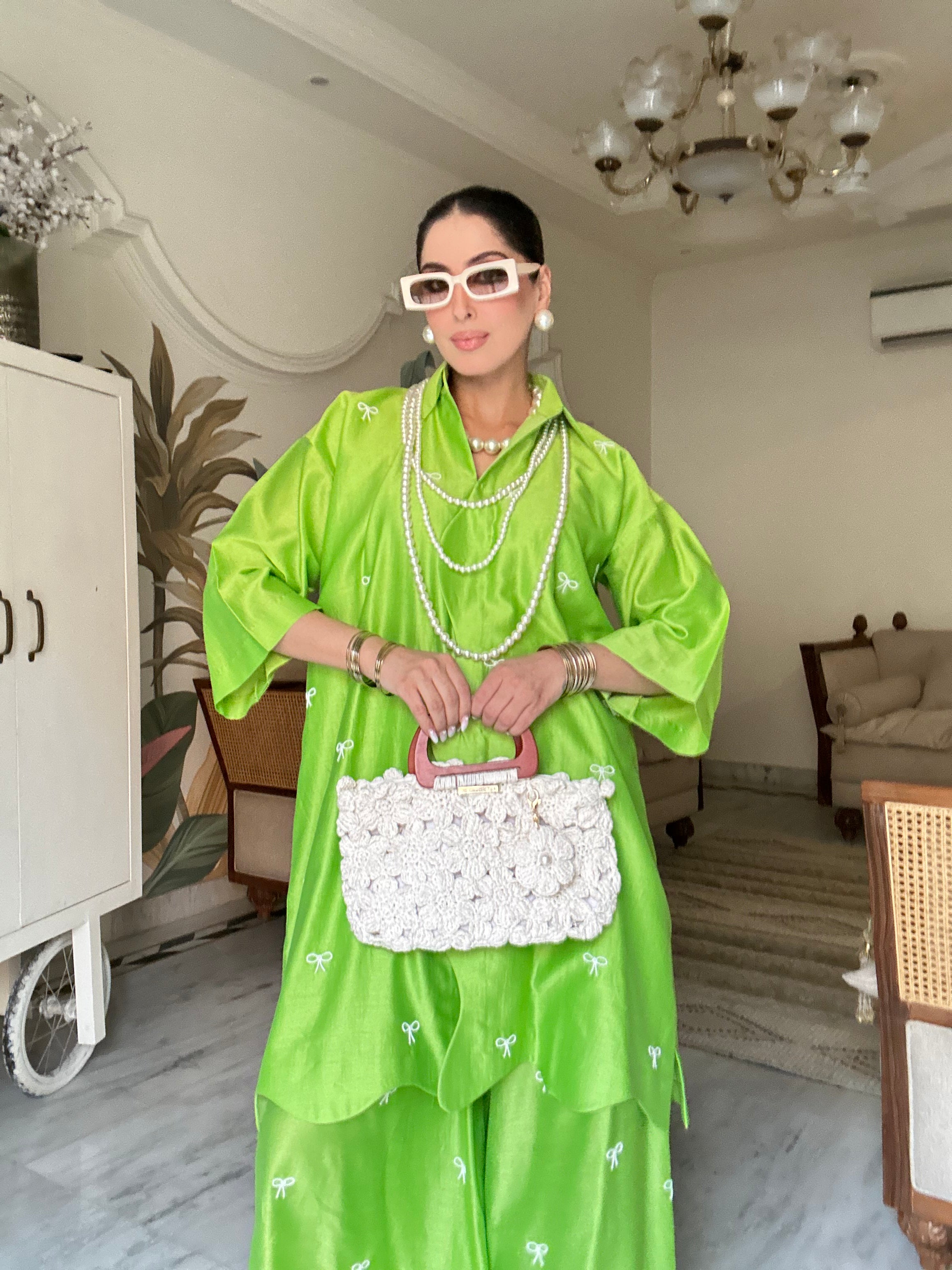 LIME GREEN CO-ORD SET
