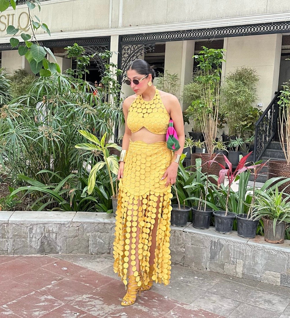 MUSTARD CO-ORD SET