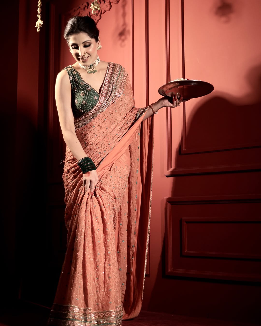 CANTALOUPE SAREE