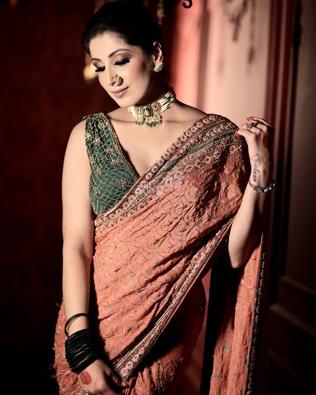 CANTALOUPE SAREE