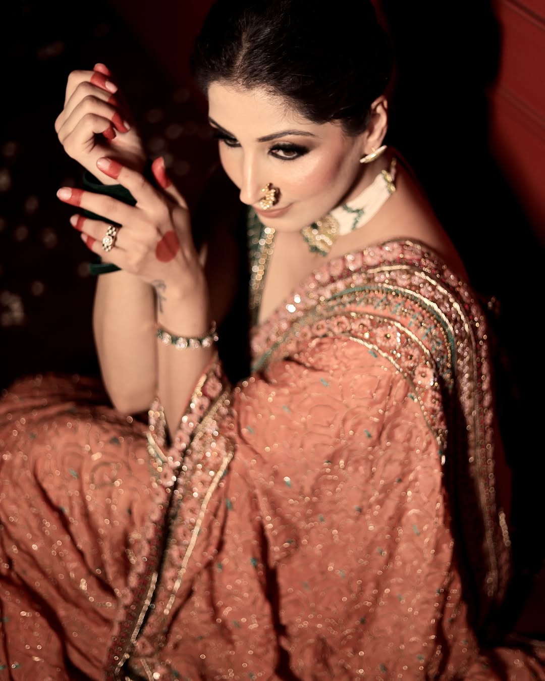 CANTALOUPE SAREE