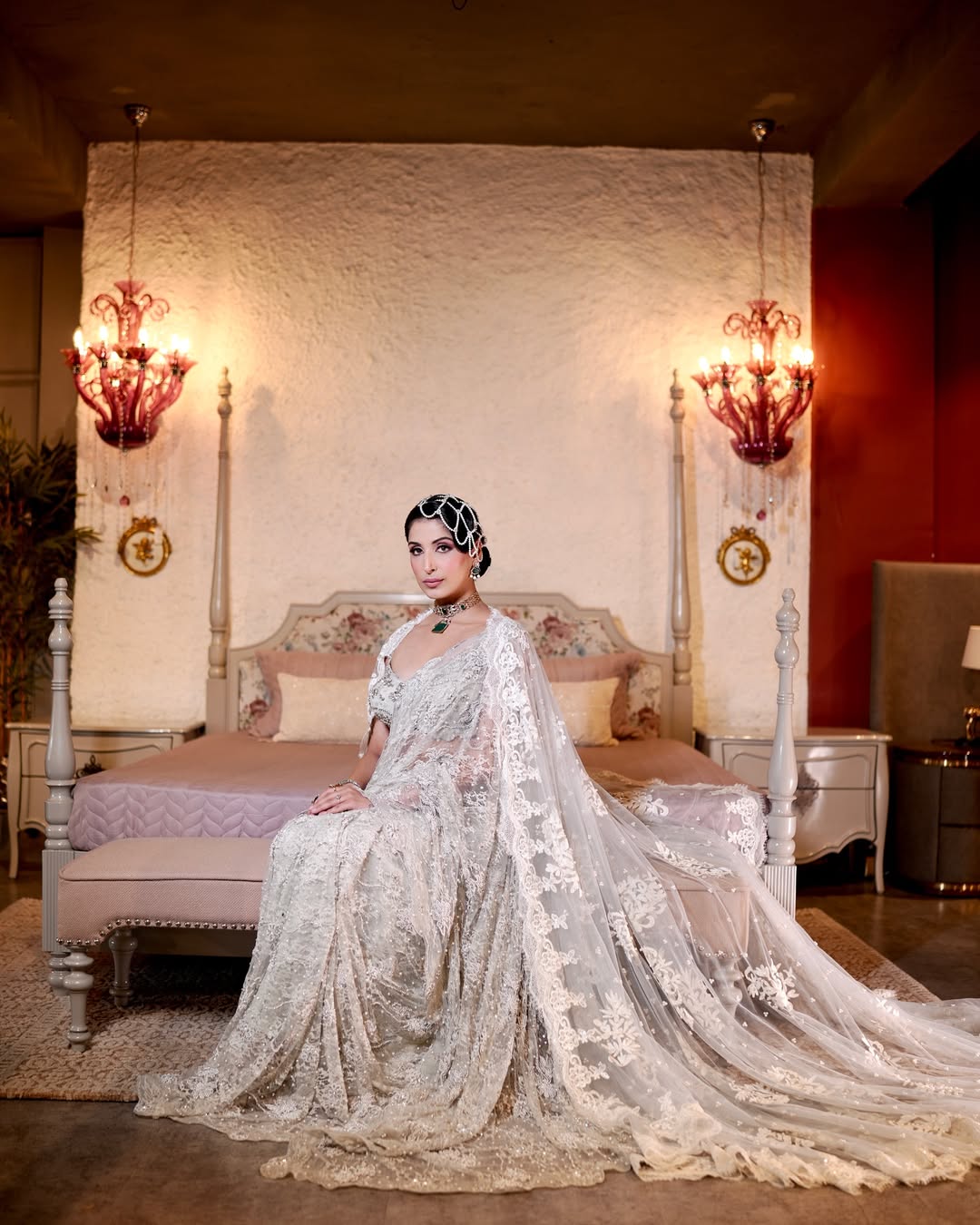 THE ADORN GREY DRAP SAREE