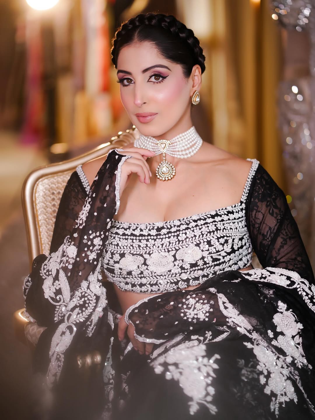 ROYAL BLACK SAREE