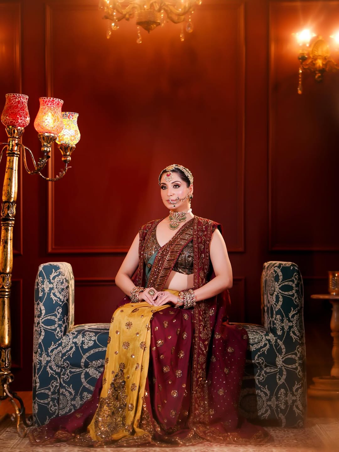 MULTI-COLORED SAREE