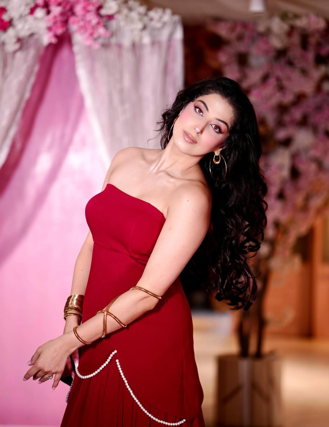DEEP RED GOWN