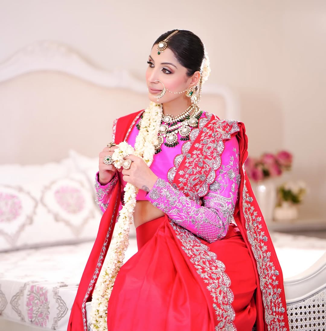 RICH RED SAREE