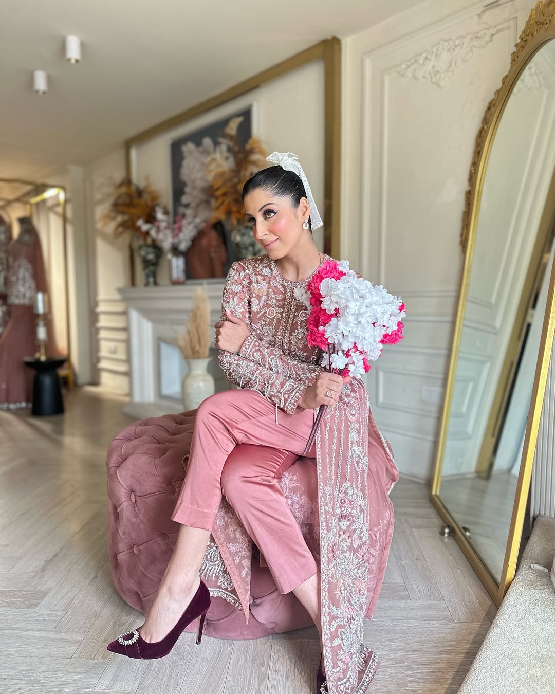 ROSE GOLD JACKET SET