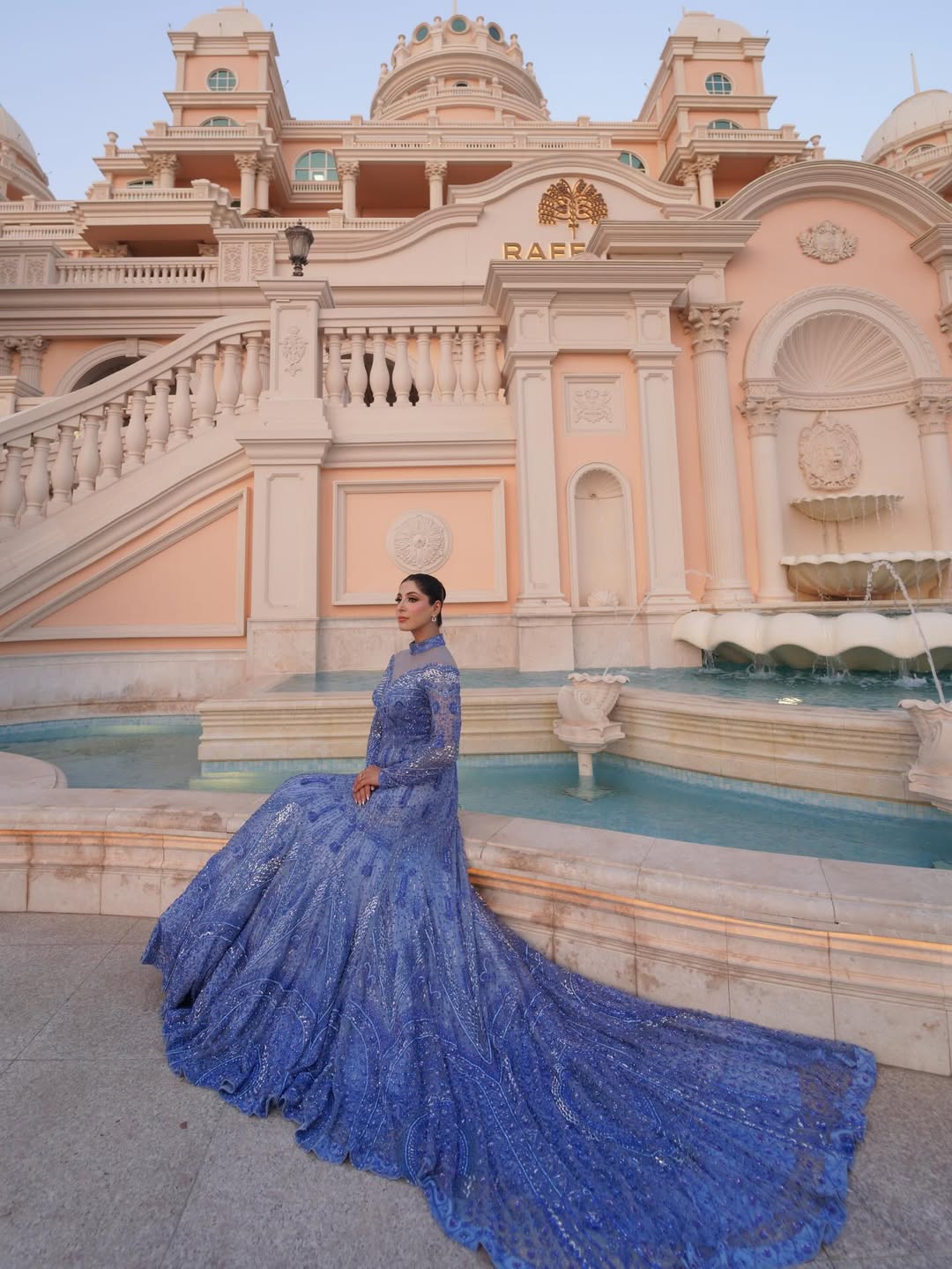 ICE BLUE GOWN