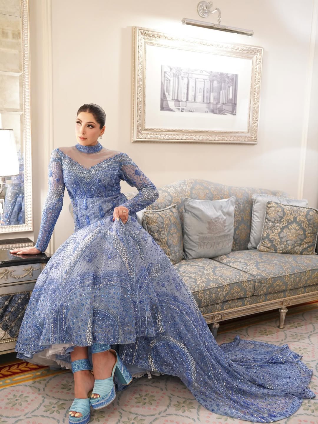 ICE BLUE GOWN