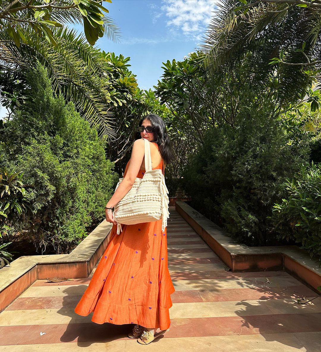 ORANGE COLOR KURTI