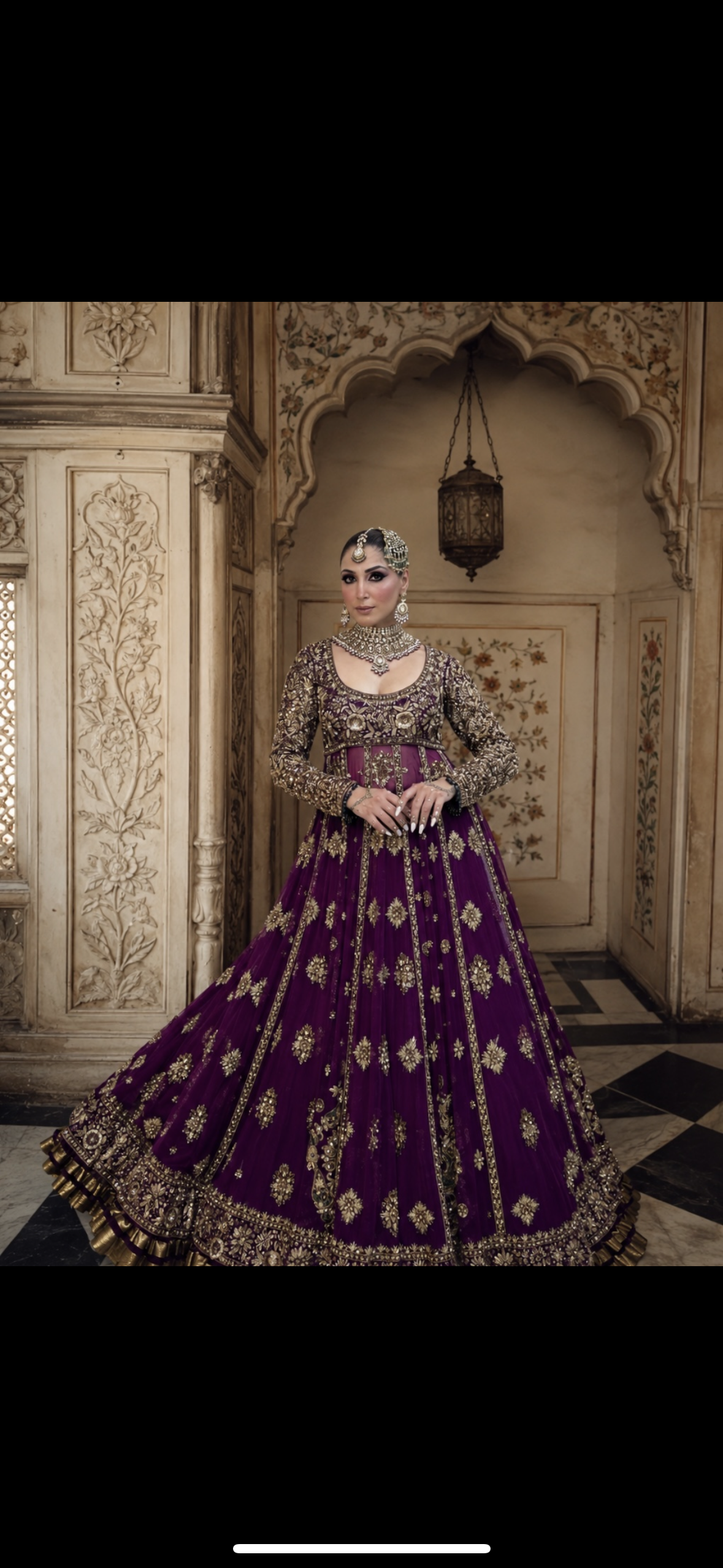 PLUM ANARKALI