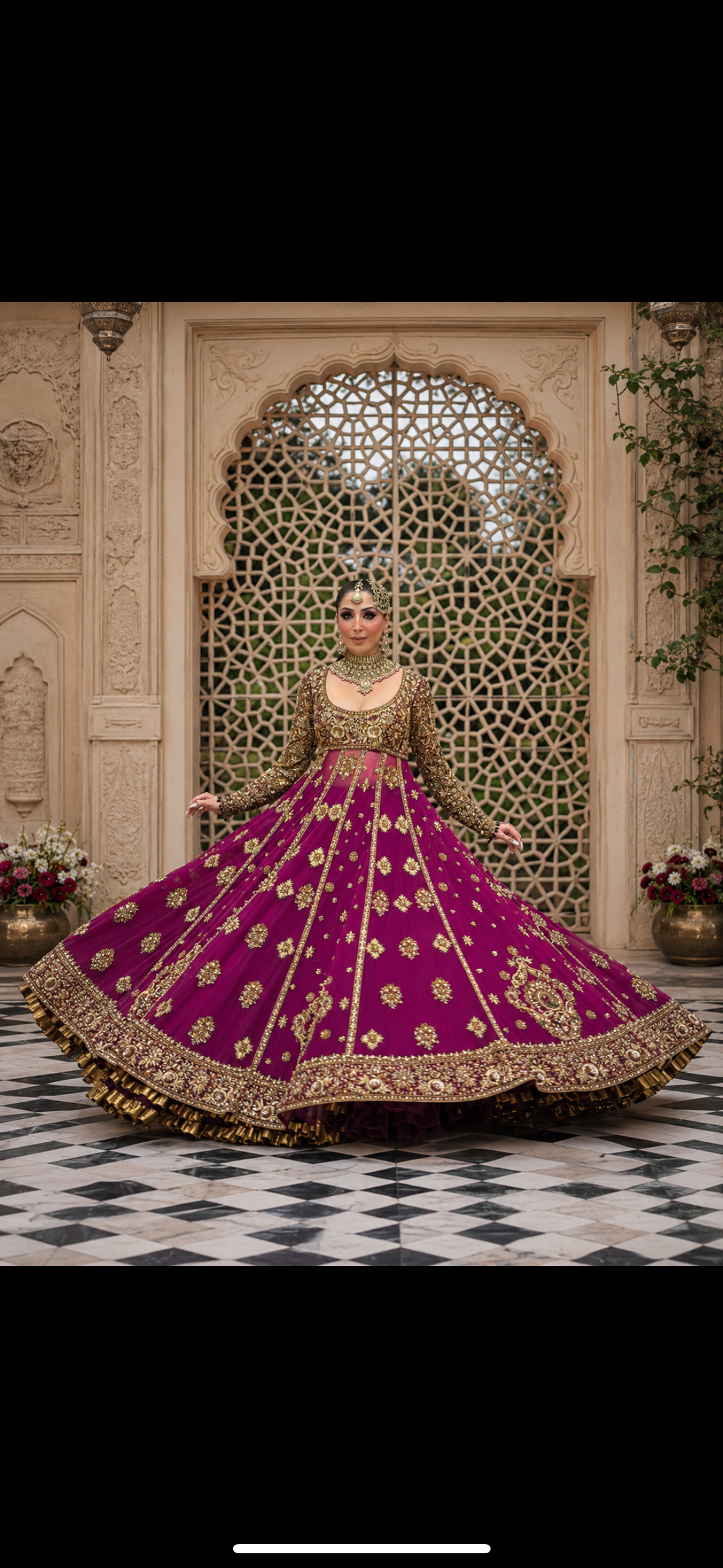 PLUM ANARKALI