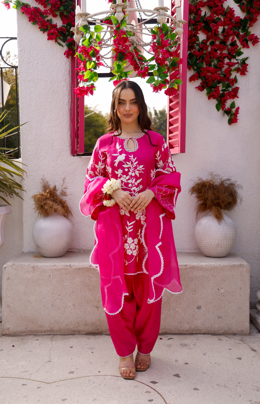 NOSTALGIC PINK SUIT SET