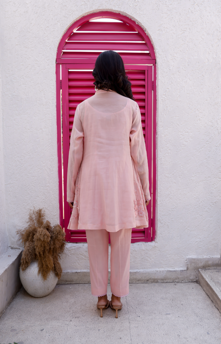BABY PINK COLOR KURTI