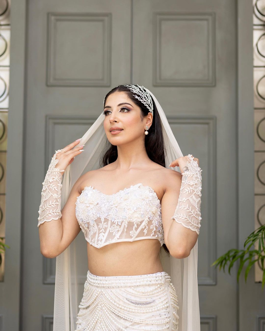 fish cut lehenga