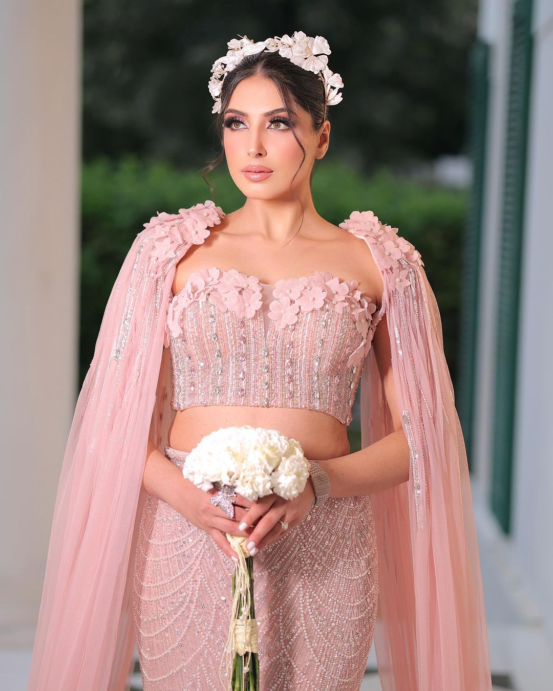 PINK FISH CUT LEHENGA