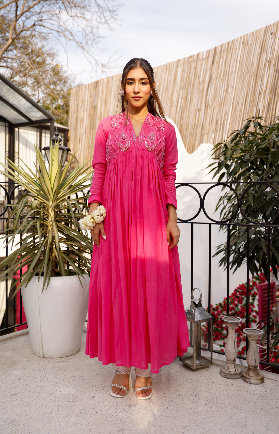 RED & PINK KURTI