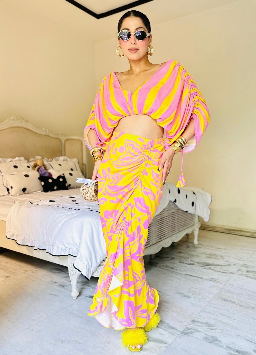 PINK AND NEON RESORT OUTFIT