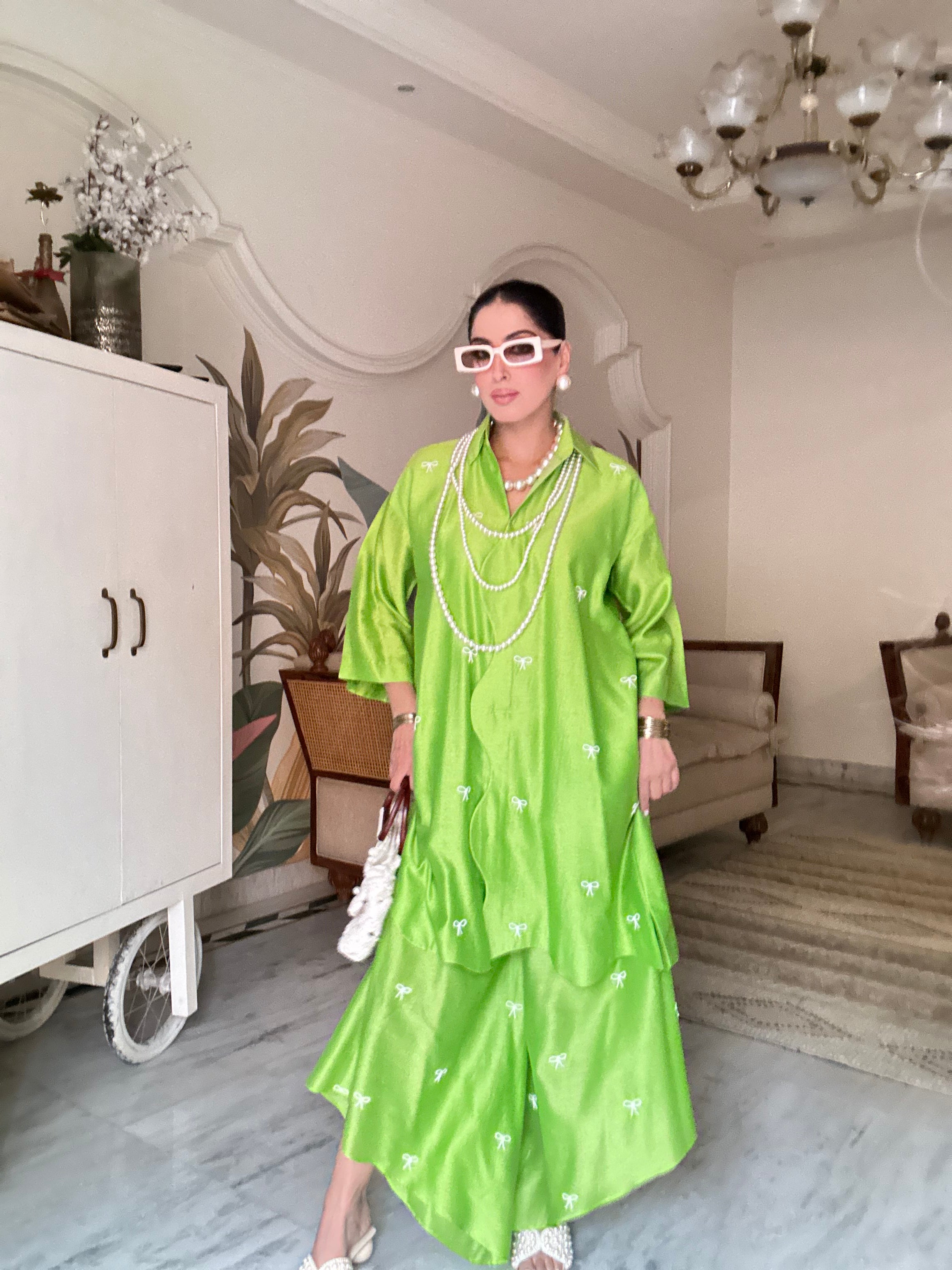 LIME GREEN CO-ORD SET