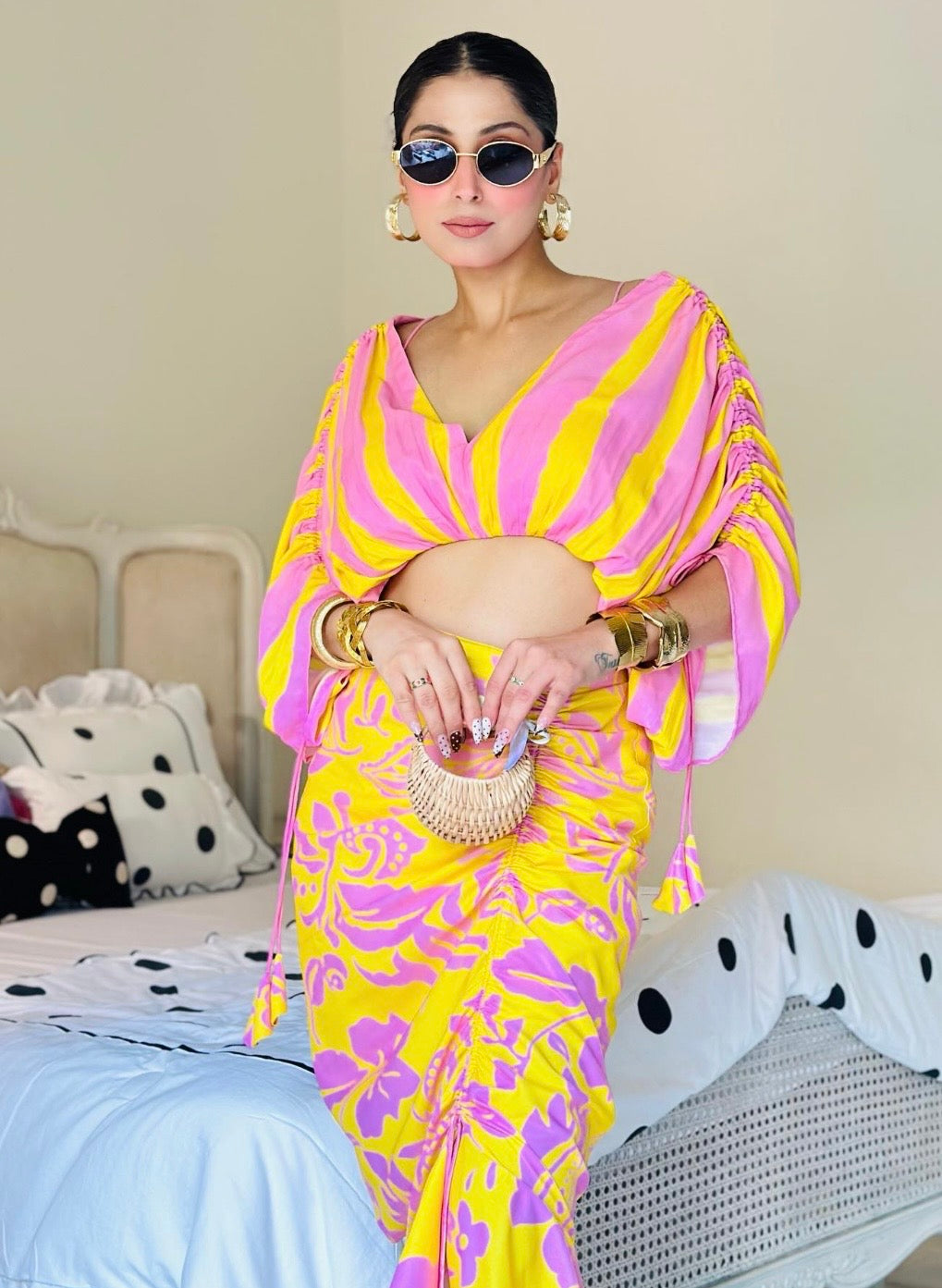 PINK AND NEON RESORT OUTFIT