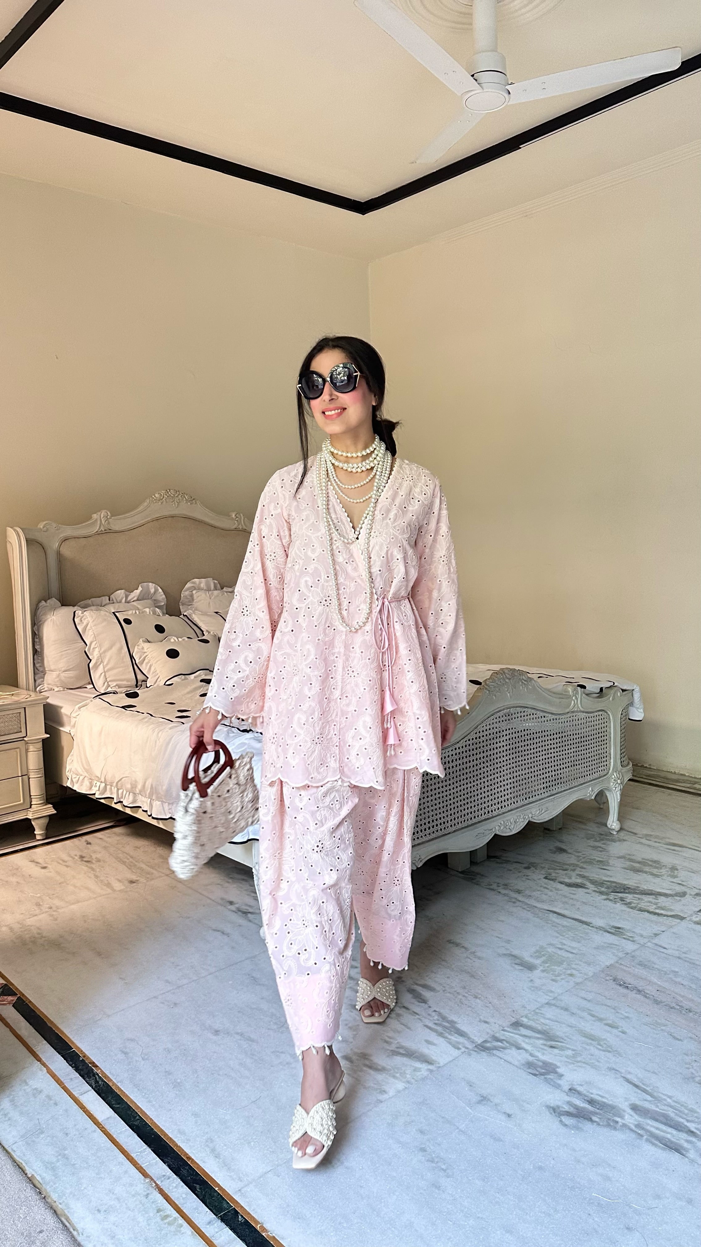 BABY PINK ANGRAKHA OUTFIT