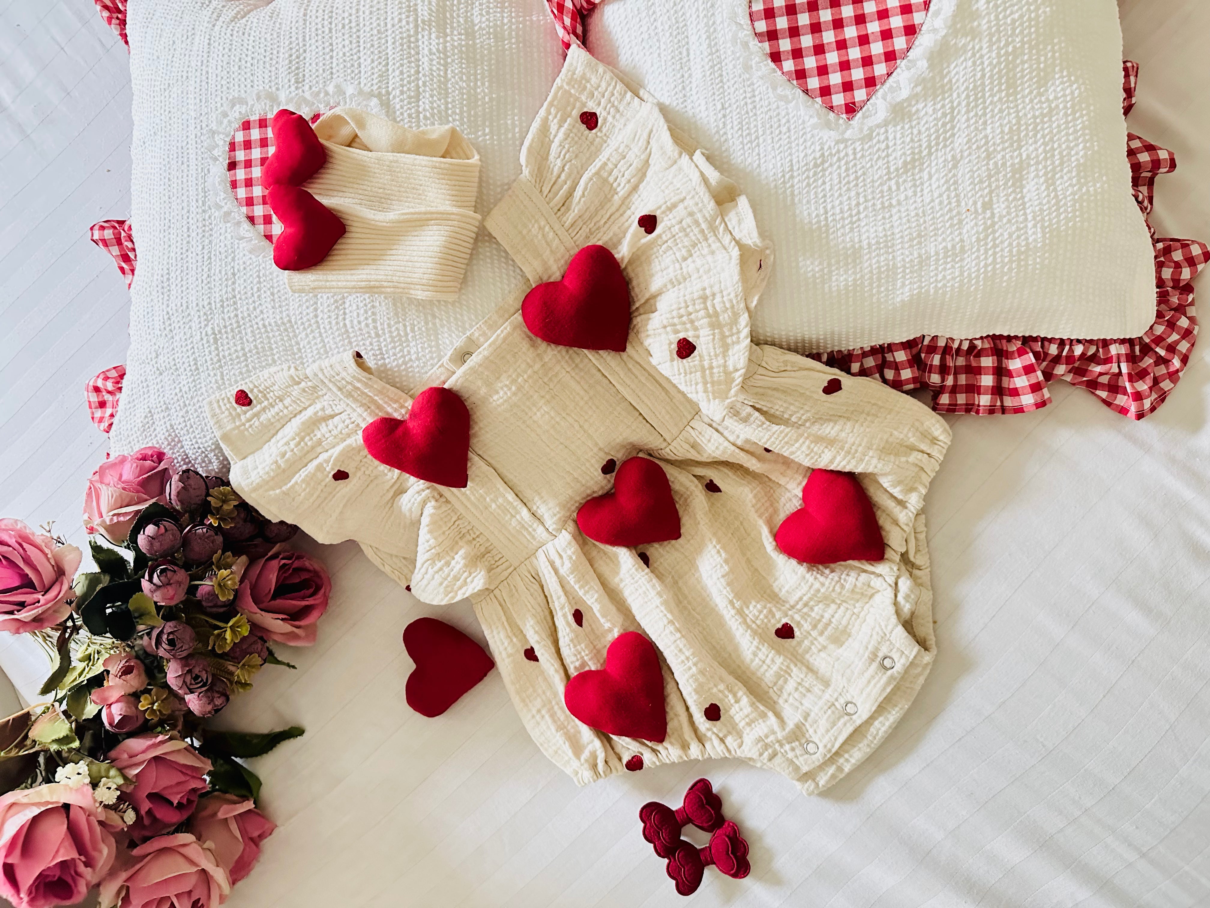 ADORABLE IVORY- COLORED ROMPER