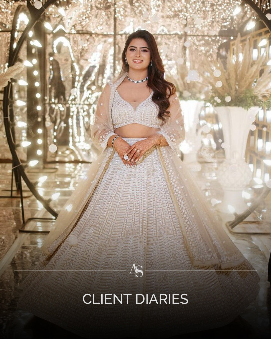 IVORY NUDE LEHENGE WITH HEAVY EMBROIDERY