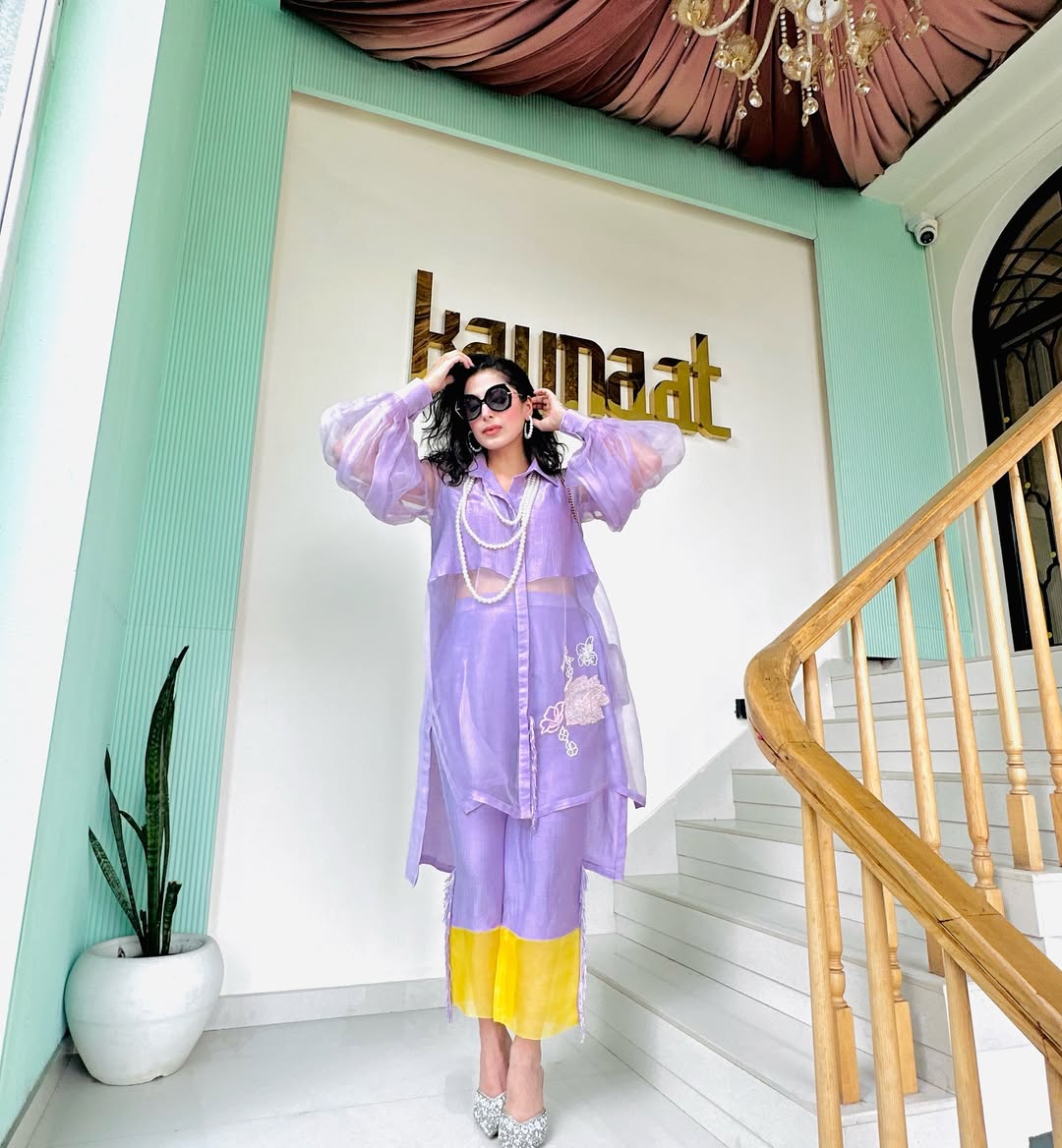 ELECTRIC LAVENDER CO-ORD SET