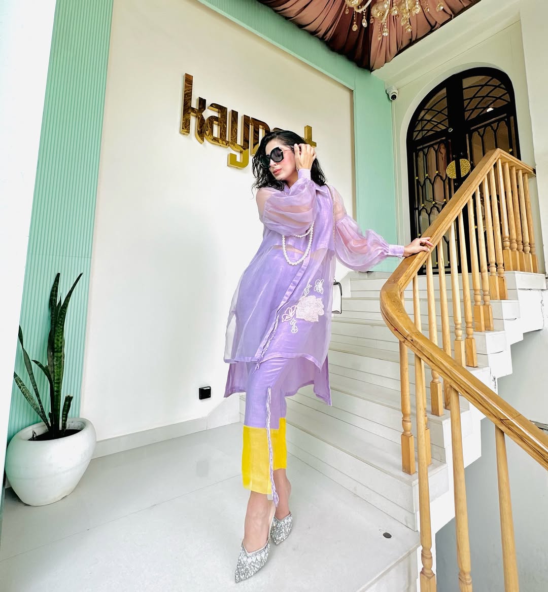 ELECTRIC LAVENDER CO-ORD SET