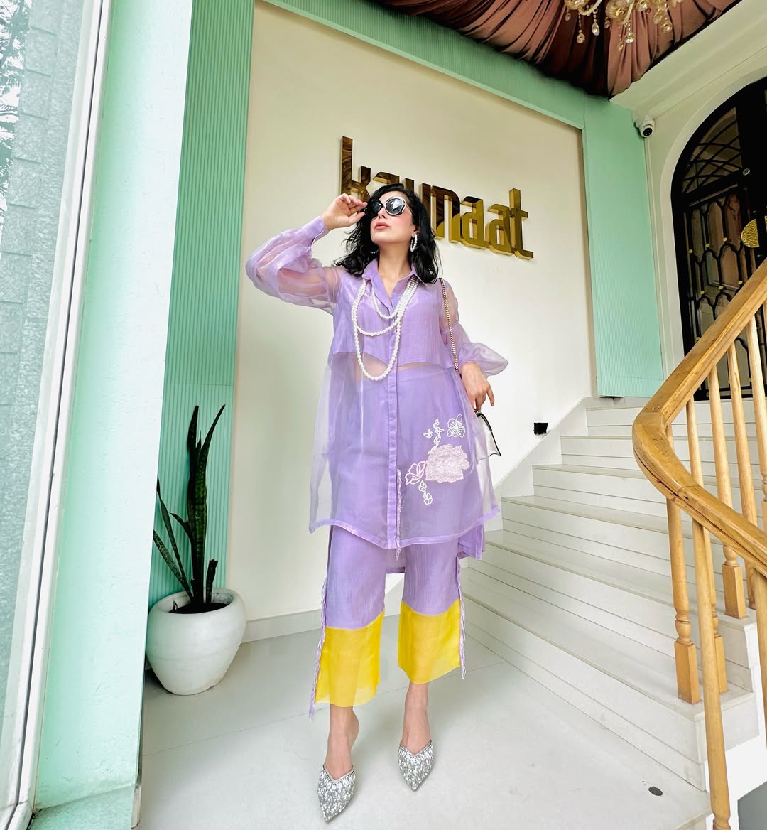 ELECTRIC LAVENDER CO-ORD SET