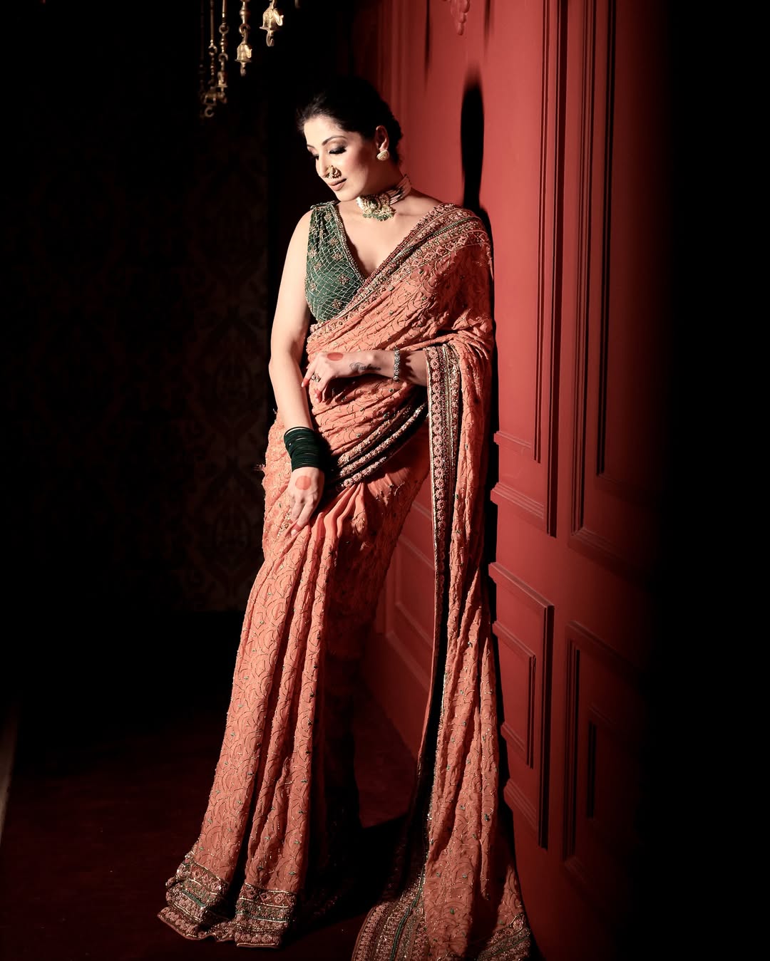 CANTALOUPE SAREE