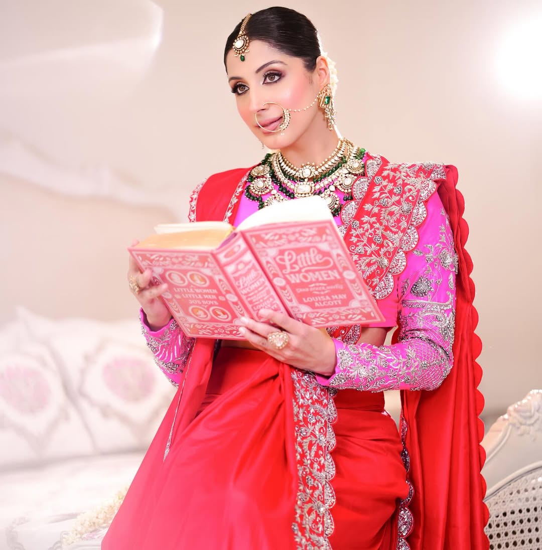 RICH RED SAREE