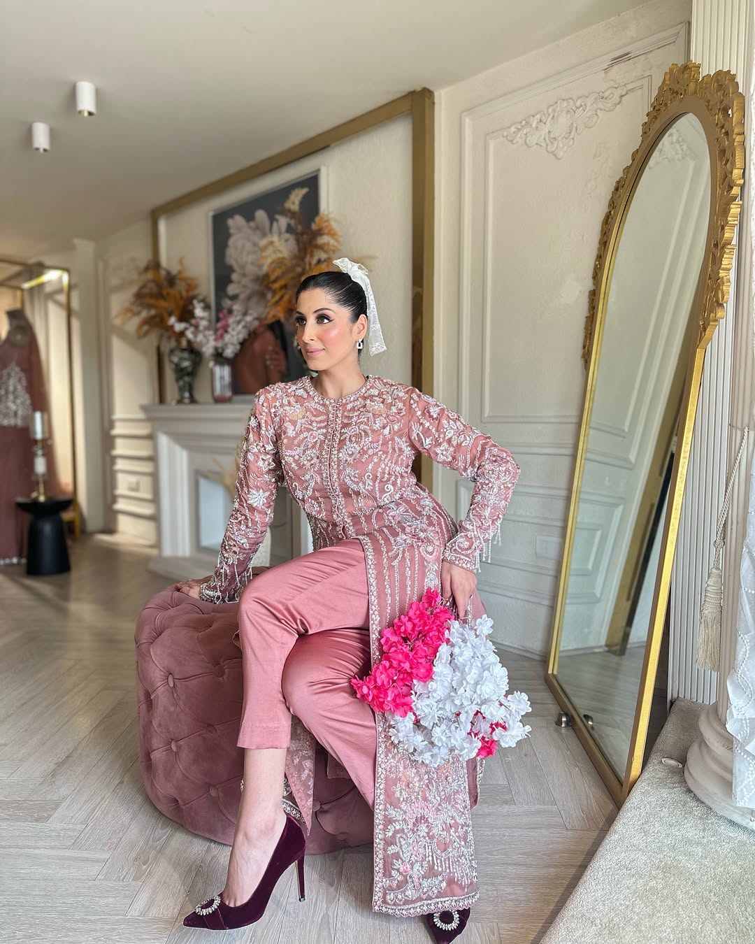 ROSE GOLD JACKET SET