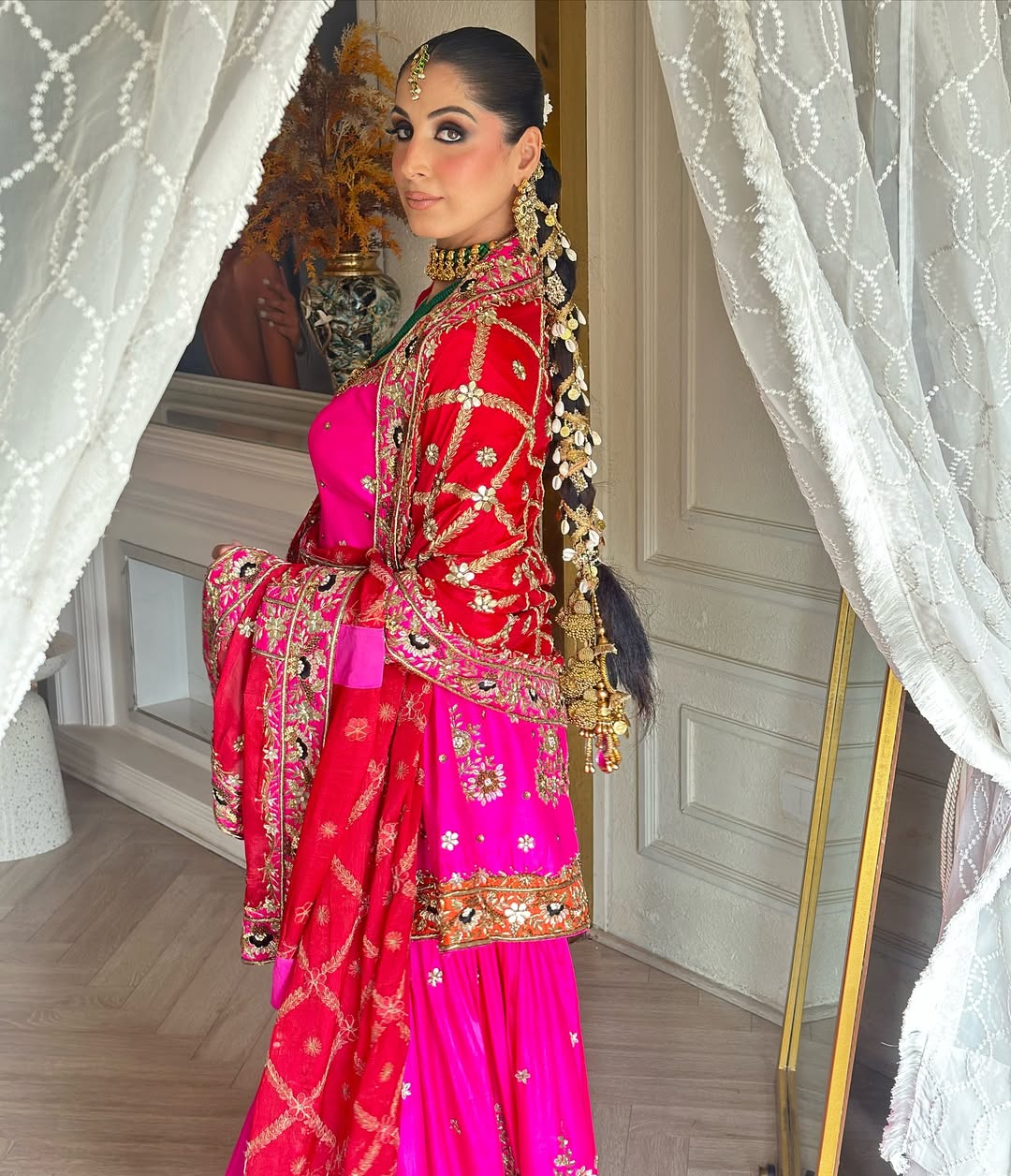 HOT PINK  GARARA SET