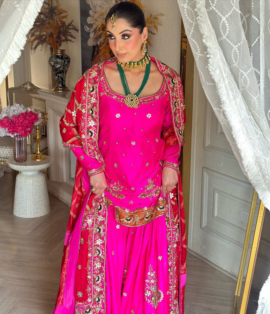HOT PINK  GARARA SET