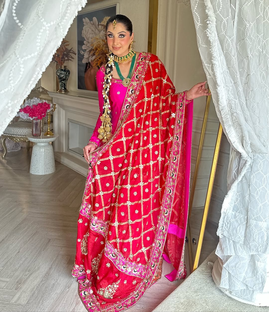 HOT PINK  GARARA SET