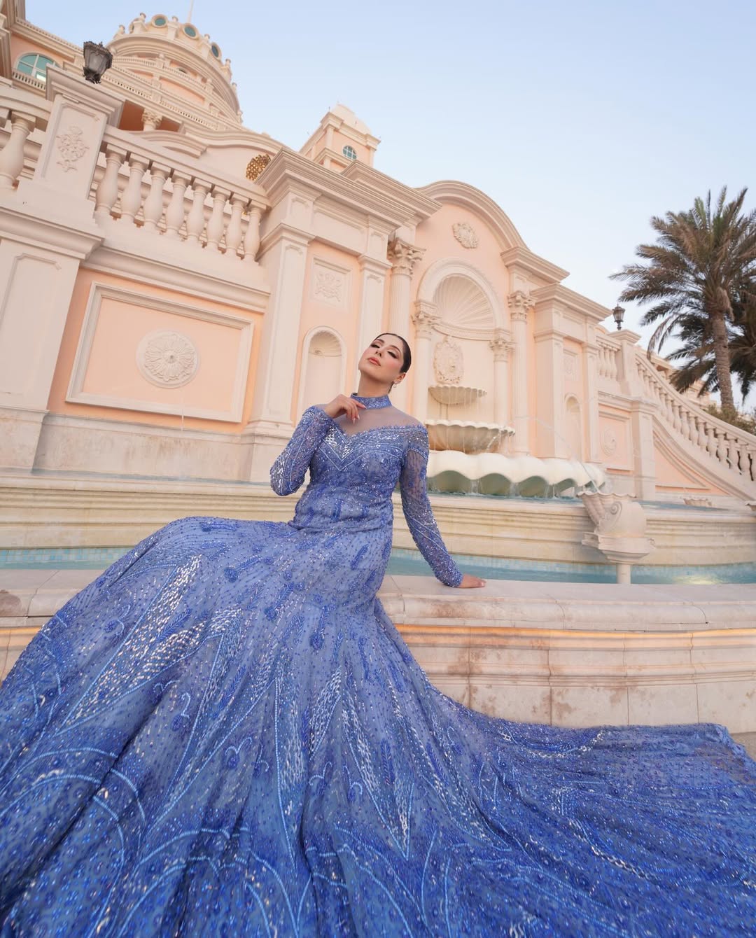 ICE BLUE GOWN