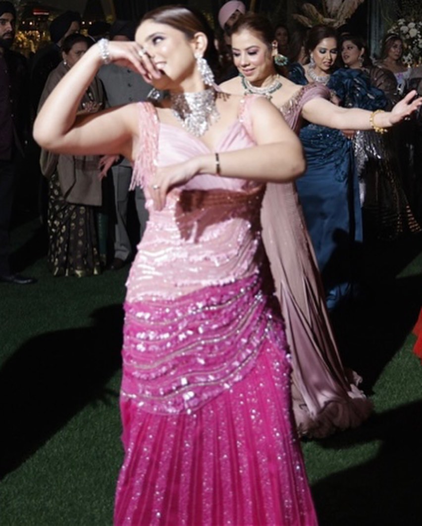 TWO TONE PINK GOWN