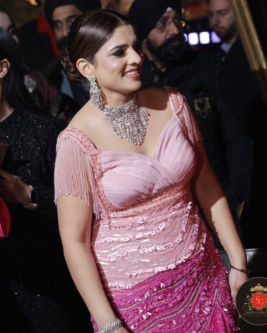 TWO TONE PINK GOWN