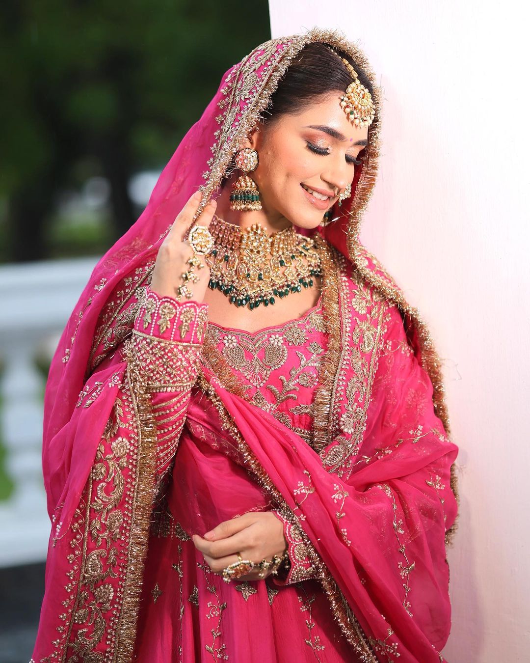 BLUSH COLOR EMBROIDRED LEHENGA SET