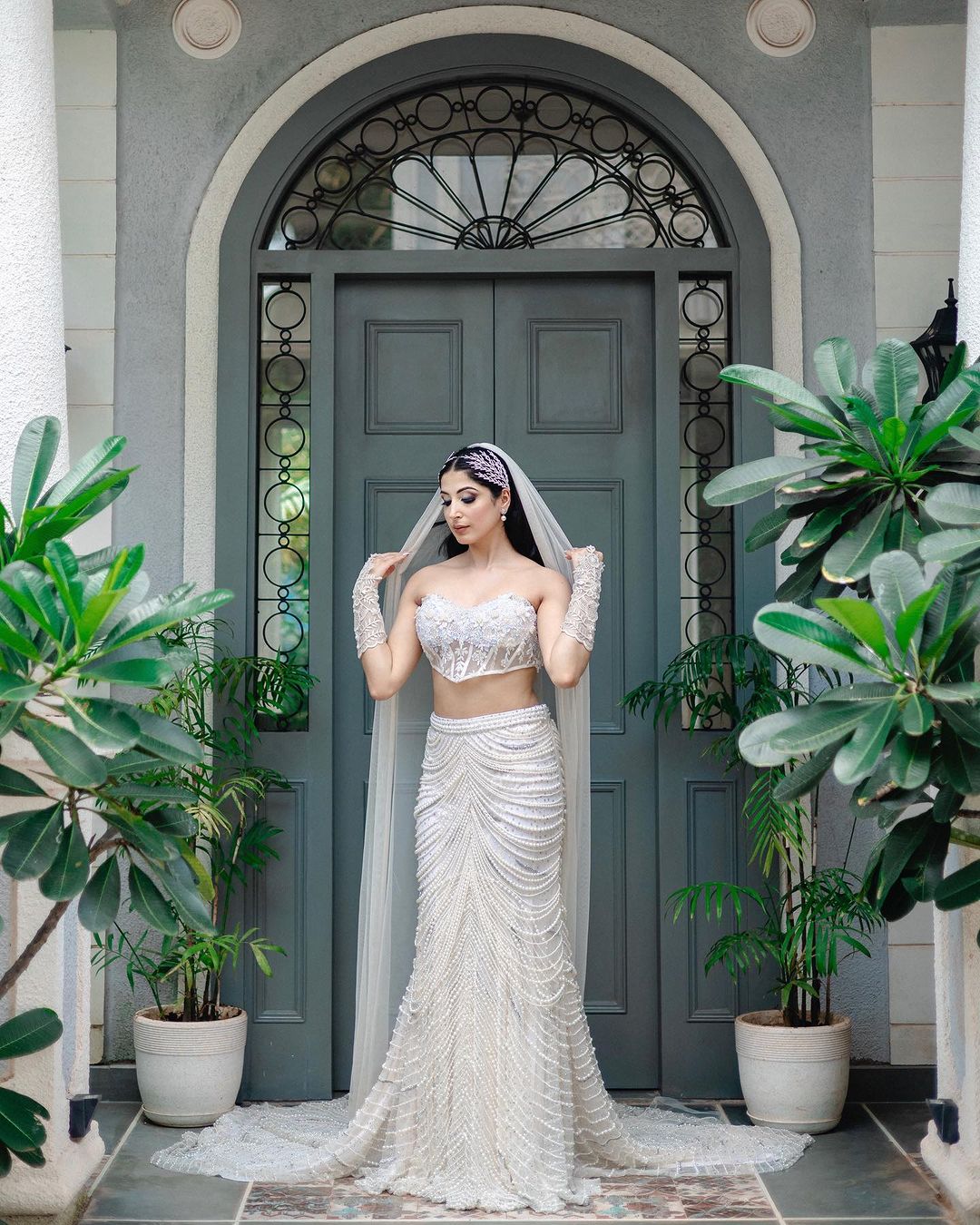 fish cut lehenga