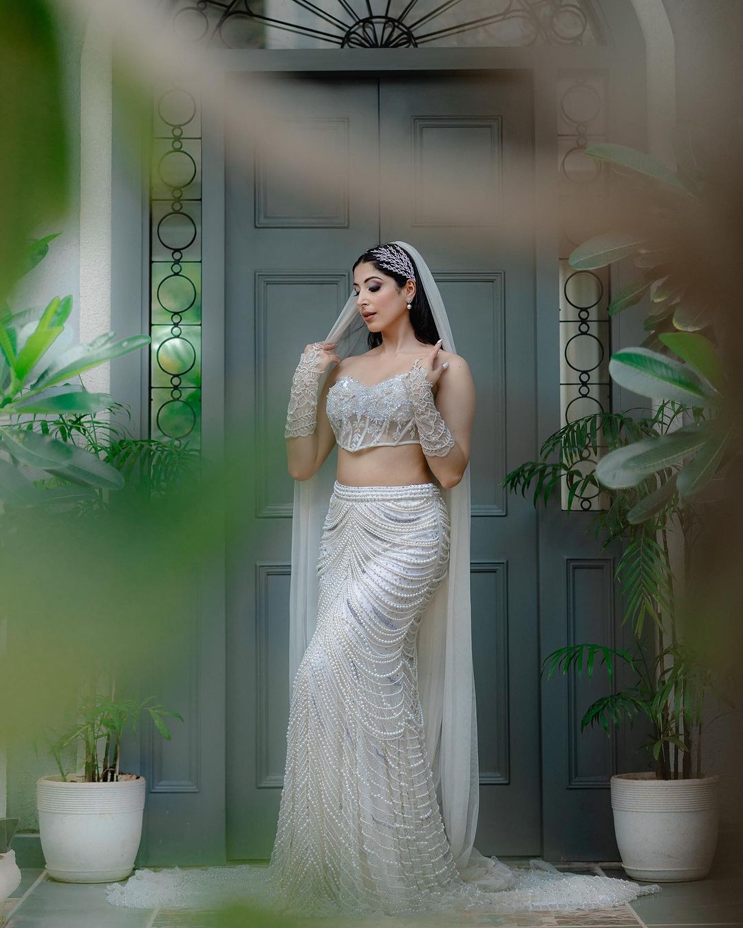 fish cut lehenga