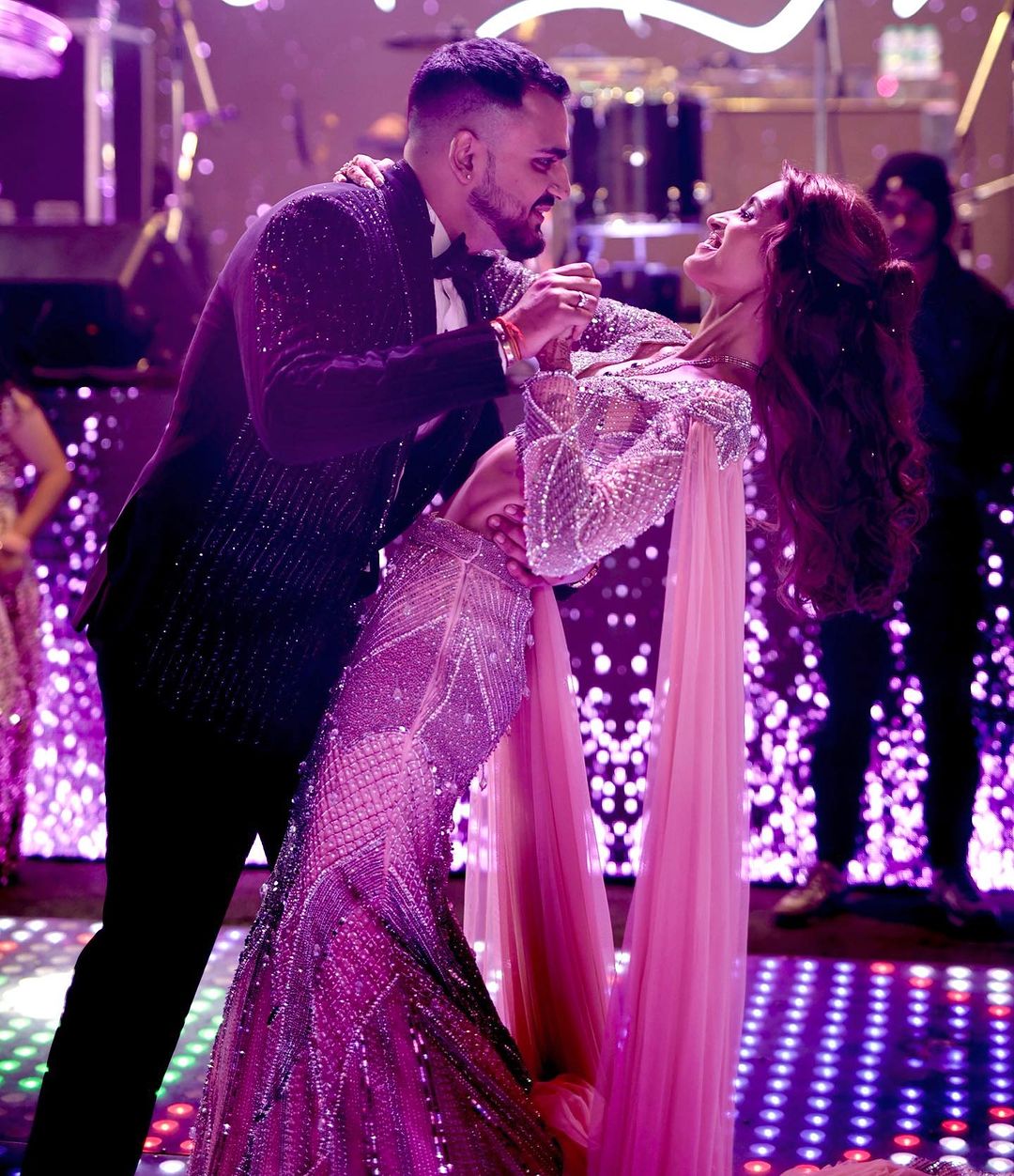 PINK FISH CUT LEHENGA