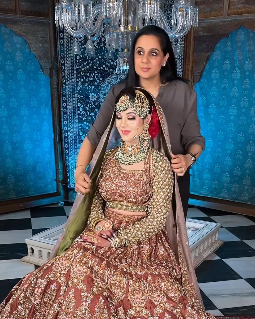 RED BRIDAL LEHENGA