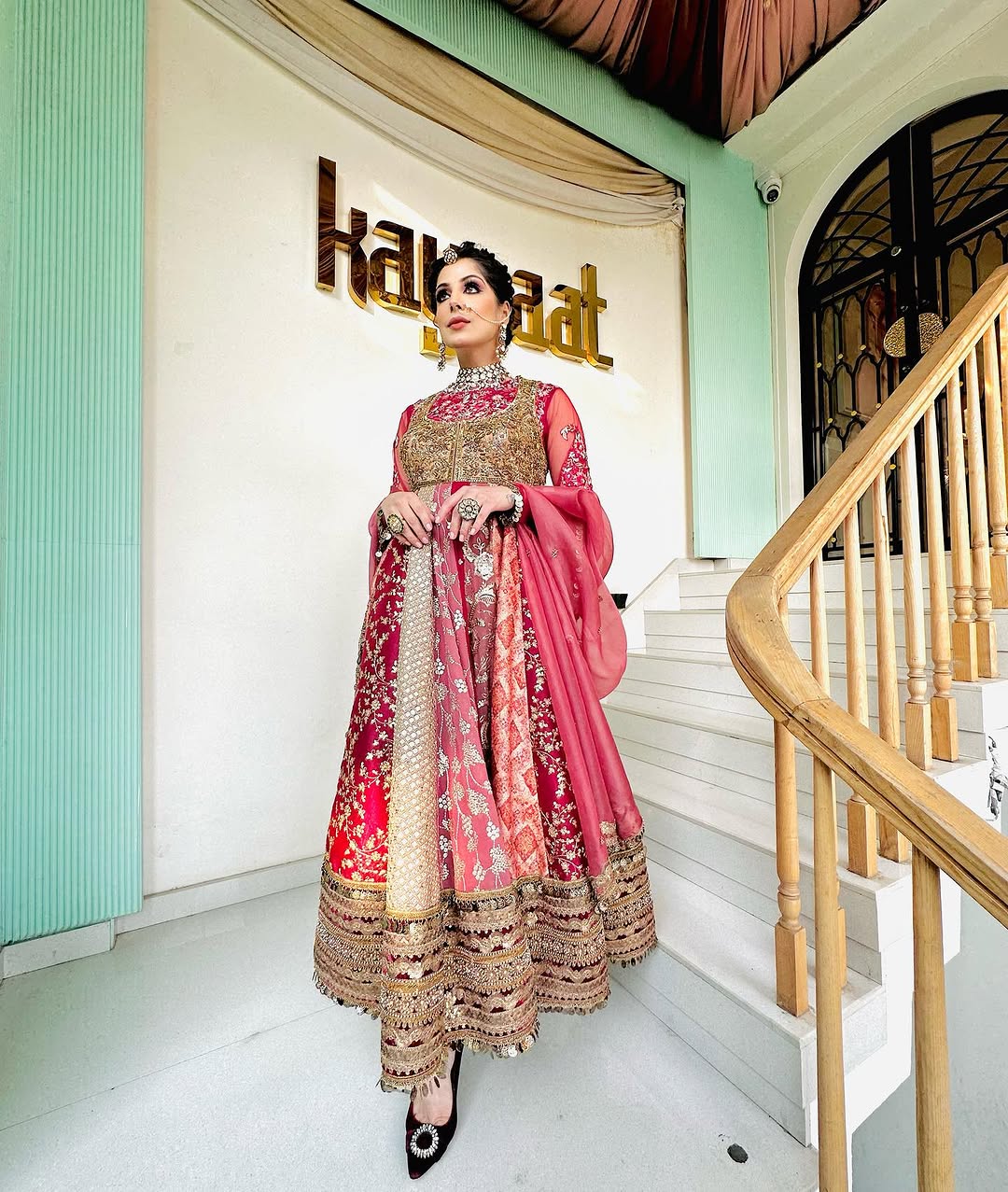 THE GARNET RED ANARKALI